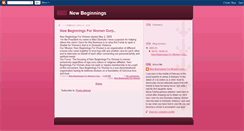 Desktop Screenshot of newbeginningsforwomen.blogspot.com