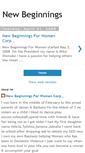 Mobile Screenshot of newbeginningsforwomen.blogspot.com