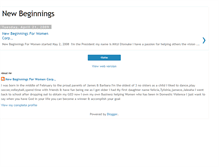 Tablet Screenshot of newbeginningsforwomen.blogspot.com