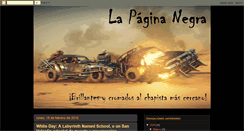 Desktop Screenshot of la-pagina-negra.blogspot.com