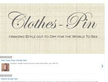 Tablet Screenshot of clothes-pin.blogspot.com