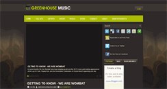 Desktop Screenshot of greenhousemusicguide.blogspot.com