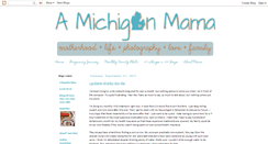 Desktop Screenshot of amichiganmama.blogspot.com