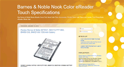 Desktop Screenshot of bn-ereaderebookspecifications.blogspot.com