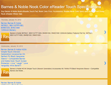 Tablet Screenshot of bn-ereaderebookspecifications.blogspot.com
