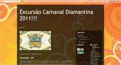 Desktop Screenshot of excursaocarnadiamantina.blogspot.com