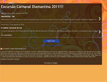 Tablet Screenshot of excursaocarnadiamantina.blogspot.com