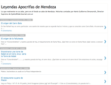 Tablet Screenshot of leyendasapocrifasmza.blogspot.com