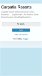 Mobile Screenshot of carpatiaresorts.blogspot.com