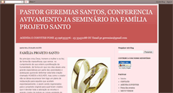 Desktop Screenshot of pastorgeremiassantos.blogspot.com