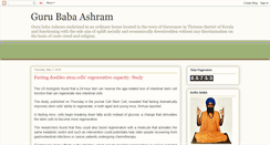 Desktop Screenshot of gurubabaashram.blogspot.com