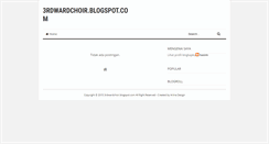 Desktop Screenshot of 3rdwardchoir.blogspot.com