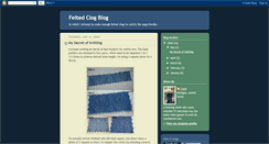 Desktop Screenshot of feltedclogblog.blogspot.com