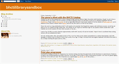 Desktop Screenshot of bhctilibrarysandbox.blogspot.com
