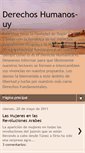 Mobile Screenshot of derechoshumanos-uy.blogspot.com