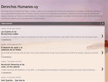 Tablet Screenshot of derechoshumanos-uy.blogspot.com