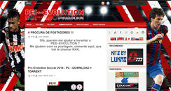 Desktop Screenshot of pes--evolution.blogspot.com