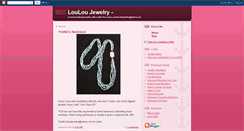 Desktop Screenshot of louloujewelry.blogspot.com