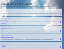 Tablet Screenshot of oneofthewomen.blogspot.com