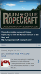 Mobile Screenshot of iuniqueropecraft.blogspot.com