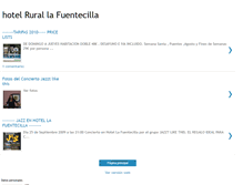Tablet Screenshot of hotelrurallafuentecilla.blogspot.com
