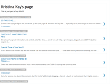 Tablet Screenshot of kristinakayspage.blogspot.com