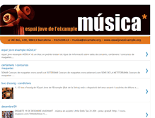 Tablet Screenshot of musicaespaijoveeixample.blogspot.com