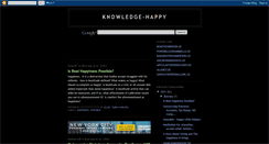 Desktop Screenshot of knowledge-happy.blogspot.com