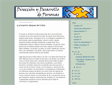 Tablet Screenshot of direccionydesarrollopersonas.blogspot.com