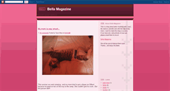 Desktop Screenshot of bellabellamagazine.blogspot.com