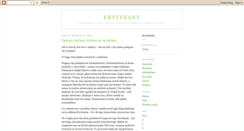 Desktop Screenshot of krytykant.blogspot.com