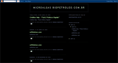 Desktop Screenshot of algasmarinhas.blogspot.com