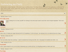 Tablet Screenshot of embracingmycurly.blogspot.com