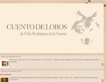 Tablet Screenshot of cuentodelobos.blogspot.com