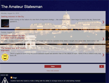 Tablet Screenshot of amateurstatesman.blogspot.com
