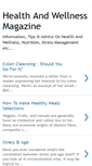Mobile Screenshot of healthandwellnessmagazine.blogspot.com