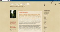 Desktop Screenshot of journeyoffaith-pam.blogspot.com