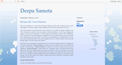 Desktop Screenshot of deepasamota.blogspot.com