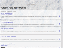 Tablet Screenshot of futebolparatodomundo.blogspot.com