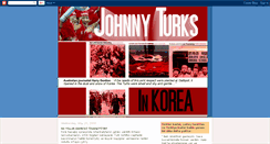 Desktop Screenshot of johnnyturksinkorea.blogspot.com