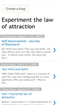 Mobile Screenshot of experiment-the-law-of-attraction.blogspot.com