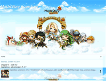 Tablet Screenshot of maple-story-adventure.blogspot.com