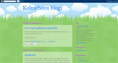 Desktop Screenshot of kolmebeenblogi.blogspot.com