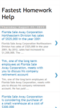 Mobile Screenshot of fastest-homework-help.blogspot.com
