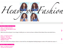 Tablet Screenshot of heavyonfashion.blogspot.com