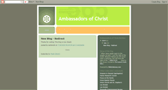 Desktop Screenshot of ambassadorsofchrist.blogspot.com