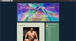 Desktop Screenshot of everythingwithhumor.blogspot.com