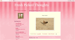 Desktop Screenshot of freshpickedthoughts-jane.blogspot.com