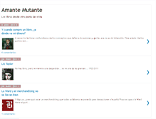 Tablet Screenshot of amantemutante.blogspot.com