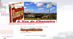 Desktop Screenshot of chanteiro.blogspot.com